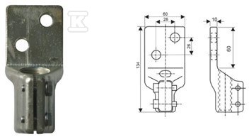 Zacisk transformatorowy MK 3/M12 (BK - 1115-810-312-000/004